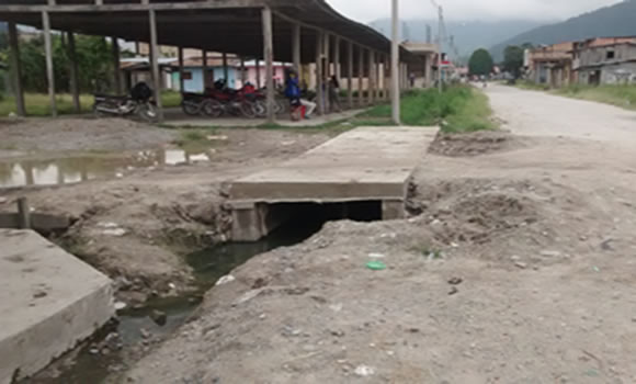 Mantenimiento del drenaje pluvial urbano mediante la instalación de alcantarillas en la ciudad de Nueva Cajamarca- Rioja – San Martin
